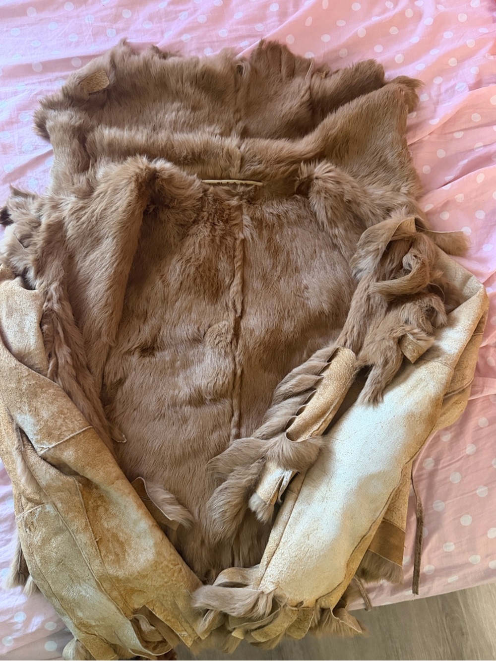 Vintage Real Fur Statement Jacket - Size 46 (Medium
